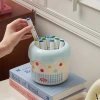Mini trash can desktop, cute home, bedside, bedroom, multi-functional storage bucket, office desk, wastebasket details Picture